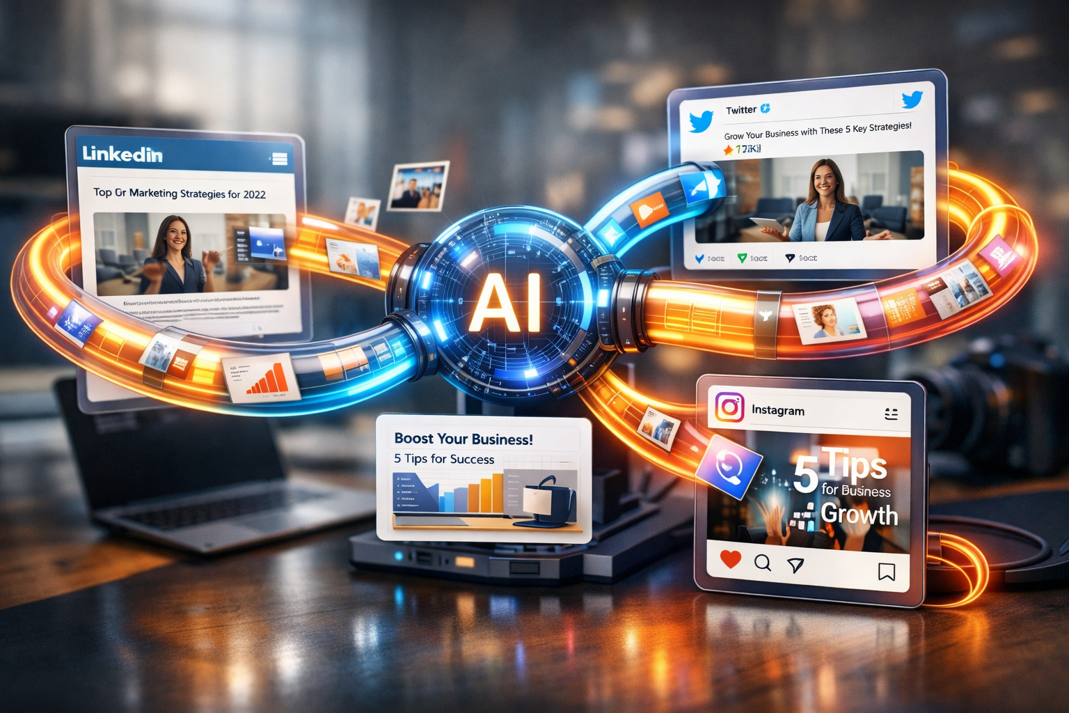 How to Automate Social Media With AI: The Full Workflow