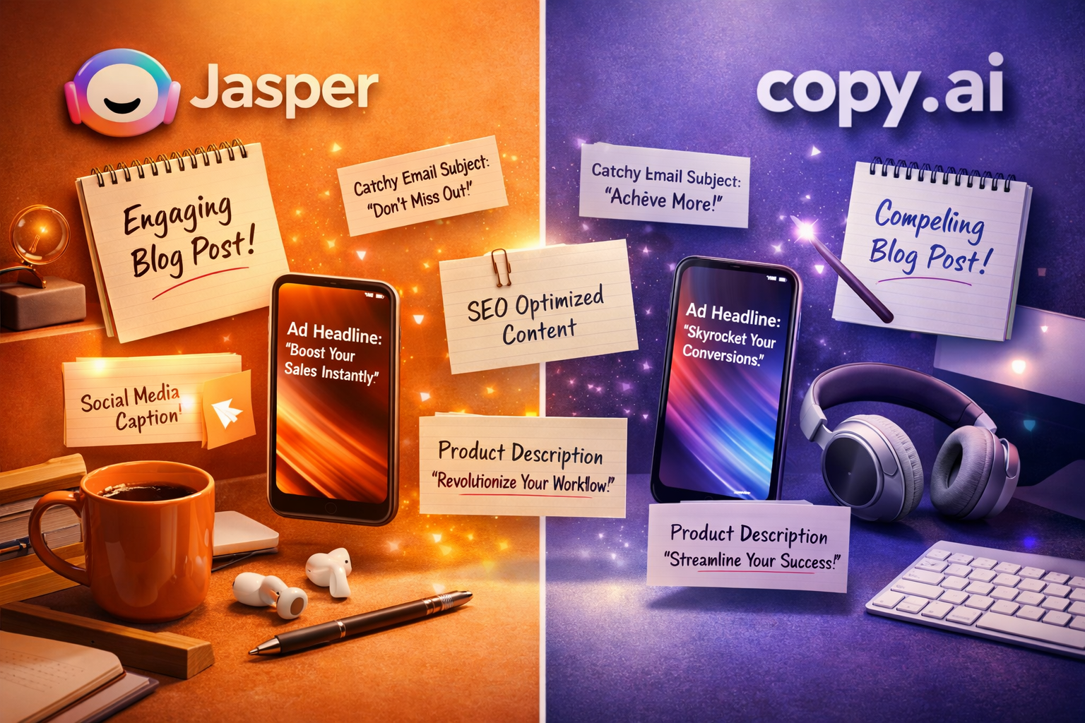 Jasper vs Copy.ai 2026: Which AI Writer Is Actually Worth It?